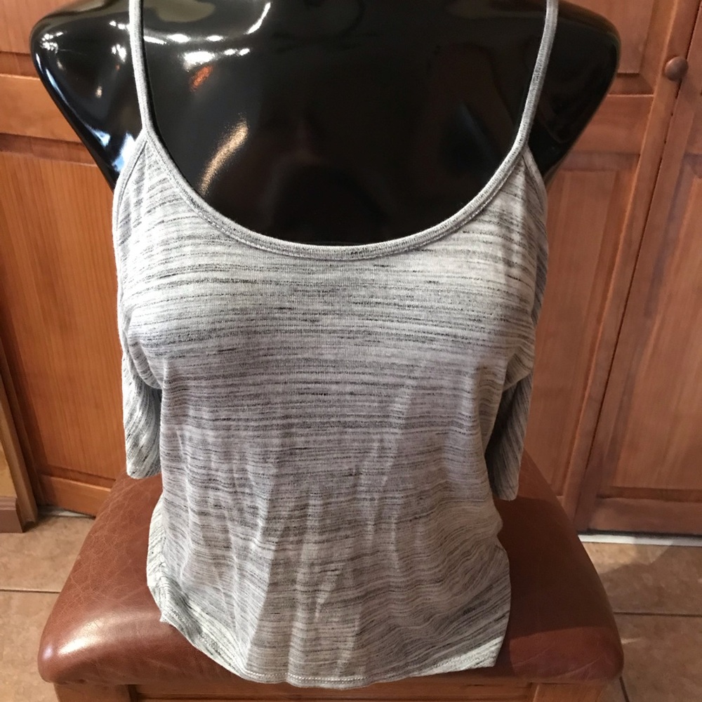 Peach royal open shoulder ladies top